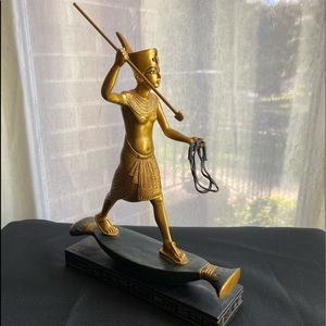 SOLD Tut on Papyrus Raft